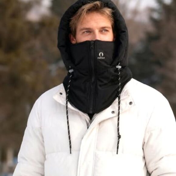 Unisex Balaclava Fleece Lined Wind-Resistant Winter Face Mask Ski Gear